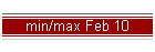 min/max Feb 10