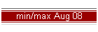 min/max Aug 08